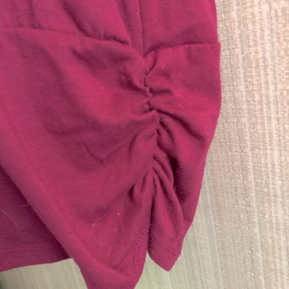 Maurice’s One Shoulder Tie Purple Top - Picture 4 of 8